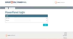 Desktop Screenshot of my.server4you.com